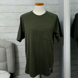 🟢Rugged Elements Durable Utility Men's Dark Green T-Shirt Small